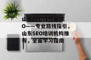 山东SEO找行者SEO——专业路线指引，山东SEO培训机构推荐，全面学习指南