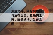 流量劫持，网站的地狱与生存之道，互联网之刃，流量劫持、生存之道