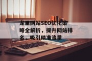 龙里网站SEO优化策略全解析，提升网站排名，吸引精准流量