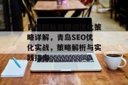 青岛网站关键词优化策略详解,青岛SEO优化实战,策略解析与实践指南 青岛网站关键词优化策略详解,青岛SEO优化实战,策略解析与实践指南