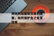 揭秘网站骗取流量的黑幕,如何保护自己免受侵害 揭秘网站骗取流量的黑幕,如何保护自己免受侵害
