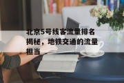 北京5号线客流量排名揭秘,地铁交通的流量担当 北京5号线客流量排名揭秘,地铁交通的流量担当