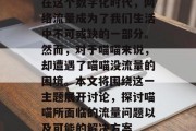 在这个数字化时代,网络流量成为了我们生活中不可或缺的一部分。然而,对于喵喵来说,却遭遇了喵喵没流量的困境。本文将围绕这一主题展开讨论,探讨喵喵所面临的流量问题以及可能的解决方案 在这个数字化时代,网络流量成为了我们生活中不可或缺的一部分。然而,对于喵喵来说,却遭遇了喵喵没流量的困境。本文将围绕这一主题展开讨论,探讨喵喵所面临的流量问题以及可能的解决方案