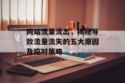 网站流量流出,揭秘导致流量流失的五大原因及应对策略 网站流量流出,揭秘导致流量流失的五大原因及应对策略