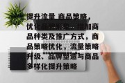 提升流量 商品策略,优化品牌形象、增加商品种类及推广方式,商品策略优化,流量策略升级、品牌塑造与商品多样化提升策略
