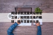 揭秘手机流量网站排名之谜,如何抓住用户眼球,提升流量转化率 揭秘手机流量网站排名之谜,如何抓住用户眼球,提升流量转化率