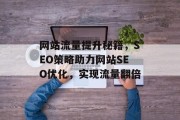 网站流量提升秘籍，SEO策略助力网站SEO优化，实现流量翻倍