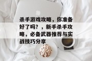 杀手游戏攻略，你准备好了吗？，新手杀手攻略，必备武器推荐与实战技巧分享