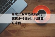 黑龙江五常热点新闻，聚焦乡村振兴，共筑美好家园