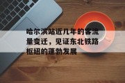哈尔滨站近几年的客流量变迁,见证东北铁路枢纽的蓬勃发展 哈尔滨站近几年的客流量变迁,见证东北铁路枢纽的蓬勃发展