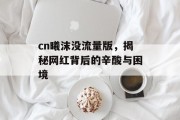 cn曦沫没流量版,揭秘网红背后的辛酸与困境 cn曦沫没流量版,揭秘网红背后的辛酸与困境