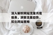深入解析网站流量月度报表,洞察流量趋势,优化网站策略 深入解析网站流量月度报表,洞察流量趋势,优化网站策略
