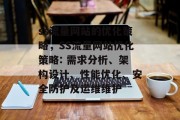 ss流量网站的优化策略,SS流量网站优化策略: 需求分析、架构设计、性能优化、安全防护及运维维护 ss流量网站的优化策略,SS流量网站优化策略: 需求分析、架构设计、性能优化、安全防护及运维维护