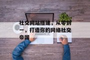 社交网站搭建,从零到一,打造你的网络社交帝国 社交网站搭建,从零到一,打造你的网络社交帝国
