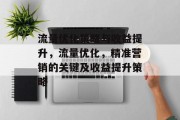 流量优化策略与收益提升,流量优化,精准营销的关键及收益提升策略 流量优化策略与收益提升,流量优化,精准营销的关键及收益提升策略