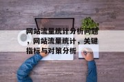 网站流量统计分析问题，网站流量统计，关键指标与对策分析