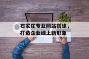 石家庄专业网站搭建,打造企业线上新形象 石家庄专业网站搭建,打造企业线上新形象