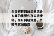 全面解析网站流量统计方案的重要性及实施步骤,提升网站流量,策略与实践指南 全面解析网站流量统计方案的重要性及实施步骤,提升网站流量,策略与实践指南