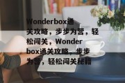 Wonderbox通关攻略,步步为营,轻松闯关,Wonderbox通关攻略,步步为营,轻松闯关秘籍 Wonderbox通关攻略,步步为营,轻松闯关,Wonderbox通关攻略,步步为营,轻松闯关秘籍