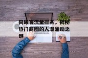 同曦客流量排名,揭秘热门商圈的人潮涌动之谜 同曦客流量排名,揭秘热门商圈的人潮涌动之谜