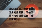 网站流量高,搜索引擎优化的重要性,网站流量与搜索引擎优化,谁更重要? 网站流量高,搜索引擎优化的重要性,网站流量与搜索引擎优化,谁更重要?