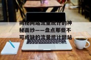 揭秘网站流量统计的神秘面纱——盘点那些不可或缺的流量统计网站
