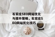 石家庄SEO网站优化与提升策略,石家庄SEO网站优化技巧 石家庄SEO网站优化与提升策略,石家庄SEO网站优化技巧