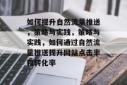 如何提升自然流量推送，策略与实践，策略与实践，如何通过自然流量推送提升网站点击率和转化率