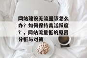网站建设无流量该怎么办？如何保持高活跃度？，网站流量低的原因分析与对策