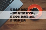 龙王全职业通关攻略——你的游戏胜利宝典，龙王全职业通关攻略，游戏胜利宝典