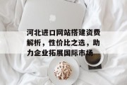 河北进口网站搭建资费解析，性价比之选，助力企业拓展国际市场