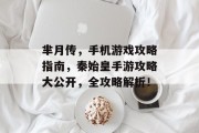 芈月传,手机游戏攻略指南,秦始皇手游攻略大公开,全攻略解析! 芈月传,手机游戏攻略指南,秦始皇手游攻略大公开,全攻略解析!