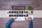 安徽网站流量分析，挖掘网络营销新机遇