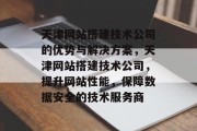 天津网站搭建技术公司的优势与解决方案,天津网站搭建技术公司,提升网站性能,保障数据安全的技术服务商 天津网站搭建技术公司的优势与解决方案,天津网站搭建技术公司,提升网站性能,保障数据安全的技术服务商