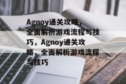Agnoy通关攻略,全面解析游戏流程与技巧,Agnoy通关攻略,全面解析游戏流程与技巧 Agnoy通关攻略,全面解析游戏流程与技巧,Agnoy通关攻略,全面解析游戏流程与技巧