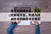 多元化网络平台,多元化网络平台,机遇与挑战并存的新型平台崛起之路