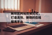 解放区网站搭建优化，打造高效、便捷的在线服务平台