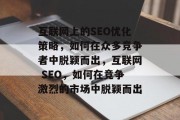 互联网上的SEO优化策略，如何在众多竞争者中脱颖而出，互联网 SEO，如何在竞争激烈的市场中脱颖而出
