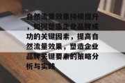 自然流量效果持续提升,如何塑造企业品牌成功的关键因素,提高自然流量效果,塑造企业品牌关键要素的策略分析与实践 自然流量效果持续提升,如何塑造企业品牌成功的关键因素,提高自然流量效果,塑造企业品牌关键要素的策略分析与实践