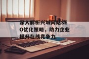深入解析兴城网站SEO优化策略，助力企业提升在线竞争力