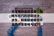 京东提升自然流量,策略与技巧的创新结合,京东,利用新策略提升自然流量策略与技巧 京东提升自然流量,策略与技巧的创新结合,京东,利用新策略提升自然流量策略与技巧