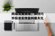 网站流量激增,如何巧妙投资实现盈利最大化? 网站流量激增,如何巧妙投资实现盈利最大化?
