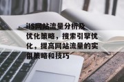 iIS网站流量分析及优化策略,搜索引擎优化,提高网站流量的实用策略和技巧 iIS网站流量分析及优化策略,搜索引擎优化,提高网站流量的实用策略和技巧
