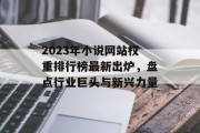 2023年小说网站权重排行榜最新出炉，盘点行业巨头与新兴力量