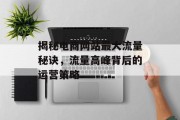 揭秘电商网站最大流量秘诀,流量高峰背后的运营策略 揭秘电商网站最大流量秘诀,流量高峰背后的运营策略