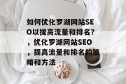 如何优化罗湖网站SEO以提高流量和排名?,优化罗湖网站SEO,提高流量和排名的策略和方法