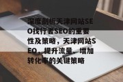 深度剖析天津网站SEO找行者SEO的重要性及策略，天津网站SEO，提升流量、增加转化率的关键策略