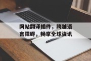 网站翻译插件，跨越语言障碍，畅享全球资讯