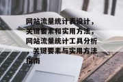 网站流量统计表设计,关键要素和实用方法,网站流量统计工具分析,关键要素与实用方法指南 网站流量统计表设计,关键要素和实用方法,网站流量统计工具分析,关键要素与实用方法指南