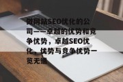 做网站SEO优化的公司——卓越的优势和竞争优势,卓越SEO优化,优势与竞争优势一览无遗
